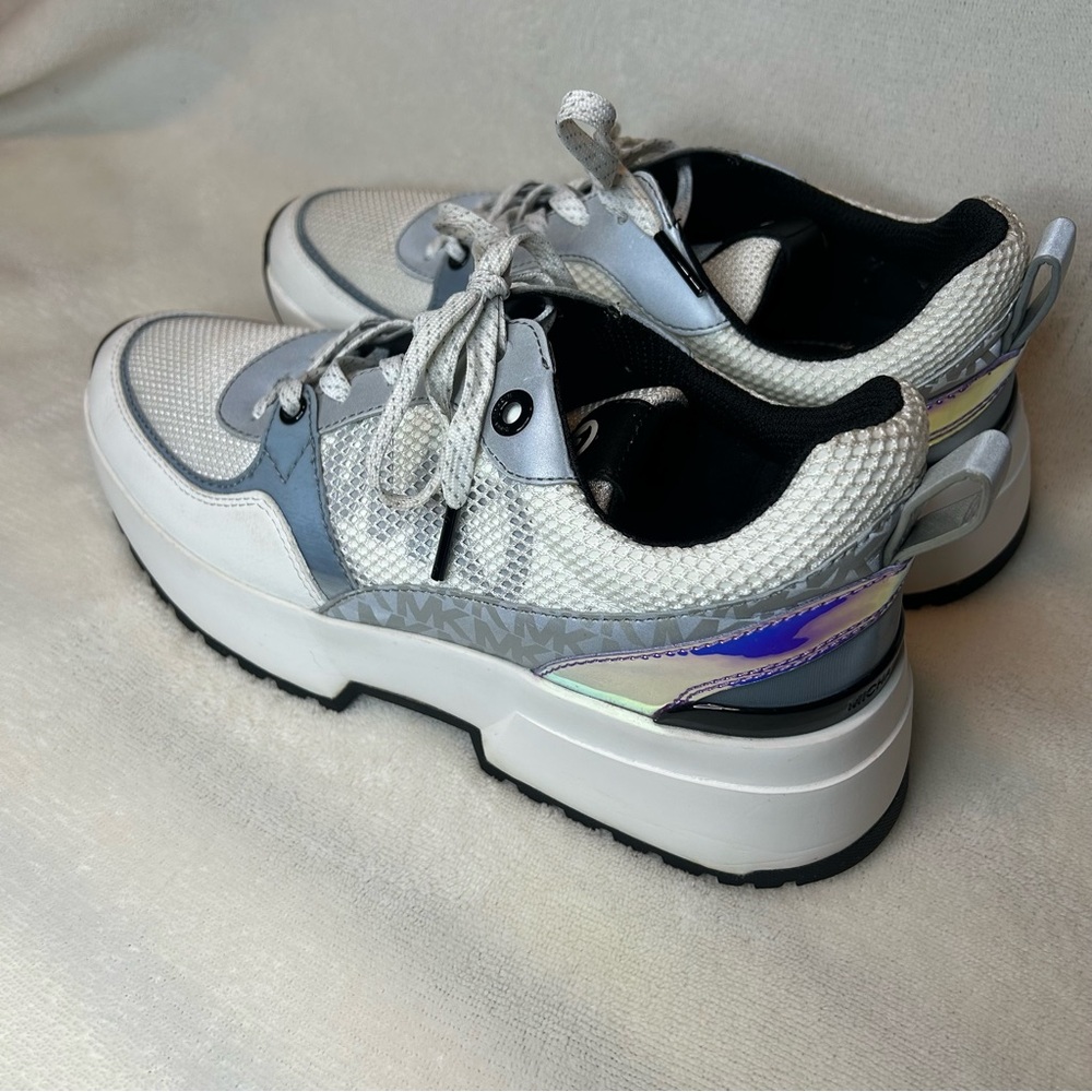 Michael Kors Ballard Women’s Training Shoes Sneakers in Optic White Size 8 - Picture 5 of 13